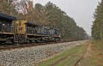 CSX 117 waits for green at the N.E. Aberdeen signals